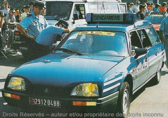 Citroën CX Break, 2912-0488, Gendarmerie ; date inconnue