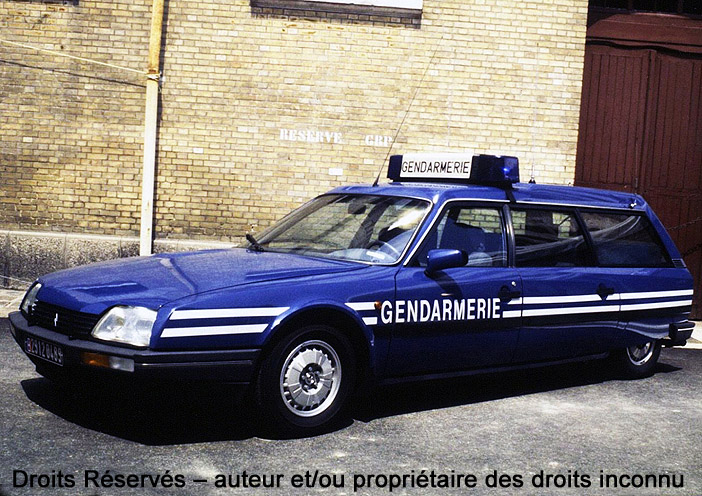 Citroën CX Break, 2912-0489, Gendarmerie ; date inconnue