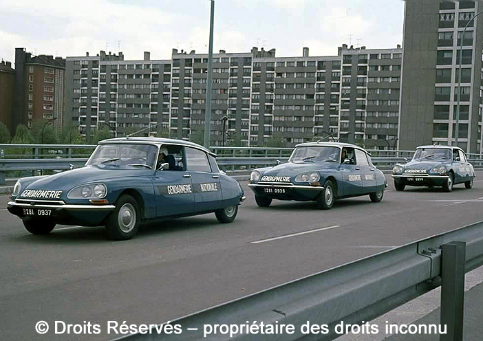 Citroën ID 21, 281-0937, 281-0938 et 281-0939, Gendarmerie ; 1968
