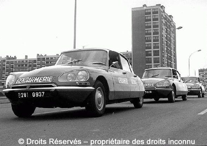 Citroën ID 21, 281-0937, 281-0938 et 281-0939, Gendarmerie ; 1968