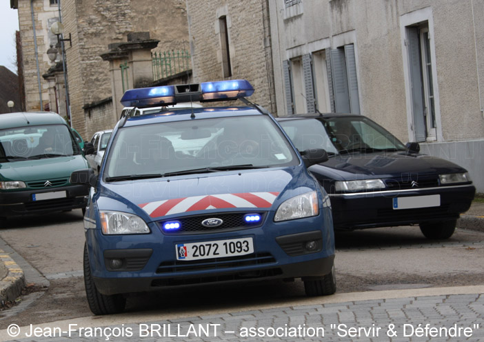 2072-1093 : Ford, Focus break, SW 1800 TD 115, Gendarmerie, Brigade Territoriale des Riceys ; 2010