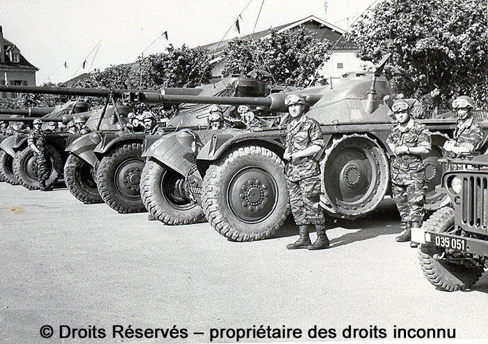 035-041 : constructeur inconnu, Jeep, VLTT (Véhicule de Liaison Tout Terrain), 5e Régiment de Hussards ; 1964