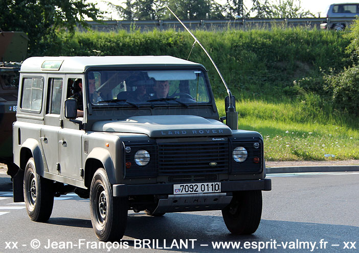 7092-0110 : Land Rover Defender 110, Td4, 2.4, Station-Wagon, Escadron de Défense Sol-Air 12.950 "Tursan" ; 2013