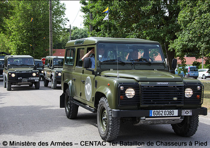 6062-0380 : Land-Rover Defender 110, CENTAC - 1er Bataillon de Chasseurs à Pied ; 2019