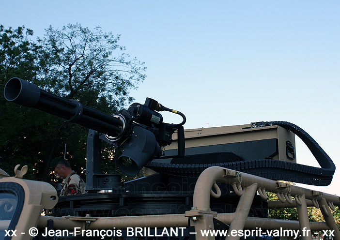 Defender 110 Td5, Véhicule de Patrouille Spéciale, minigun M134, 8061-0056 ; Commandos-Marine