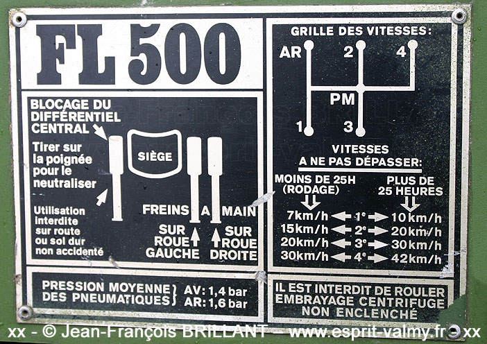Lohr FL500, 692-0689, 35e Régiment d'Artillerie Parachutiste, collectionneur privé ; 2009