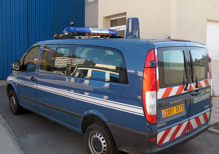Mercedes Vito 111 CDI 4x4, 2081-0579, Gendarmerie, unité inconnue ; 2017
