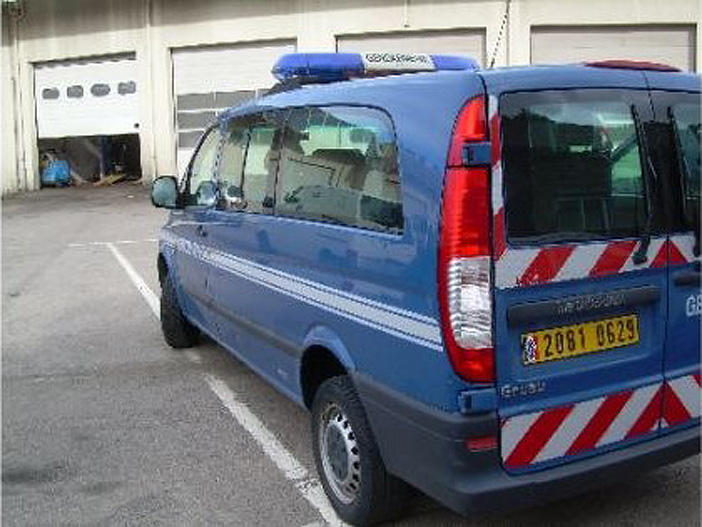 Mercedes Vito 111 CDI 4x4, 2081-0629, Gendarmerie, unité inconnue ; 2017
