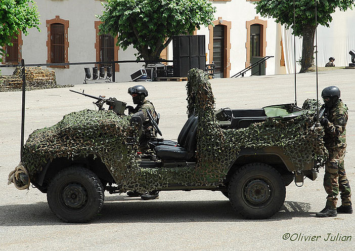 P4, mitrailleuse AANF1 latérale, 7e Bataillon de Chasseurs Alpins, Groupe de Commandos-Montagne ; 2009