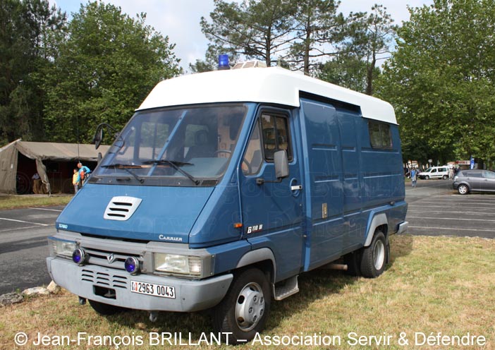 2963-0043 : Renault B110, PC Trans, Gendarmerie Mobile, unité inconnue ; 2009