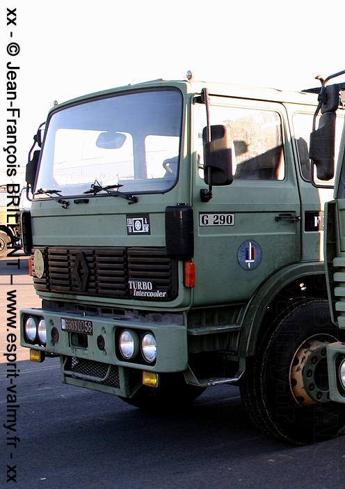 6903-0058 : Renault G290, VTL (Véhicule de Transport Logistique), 15e Bataillon du Train ; 2005