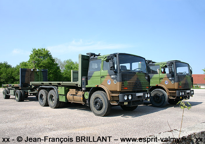 Renault G290 VTL (Véhicule de Transport Logistique), 6913-0317 et 6913-0318, 7e Bataillon du Train ; 2007
