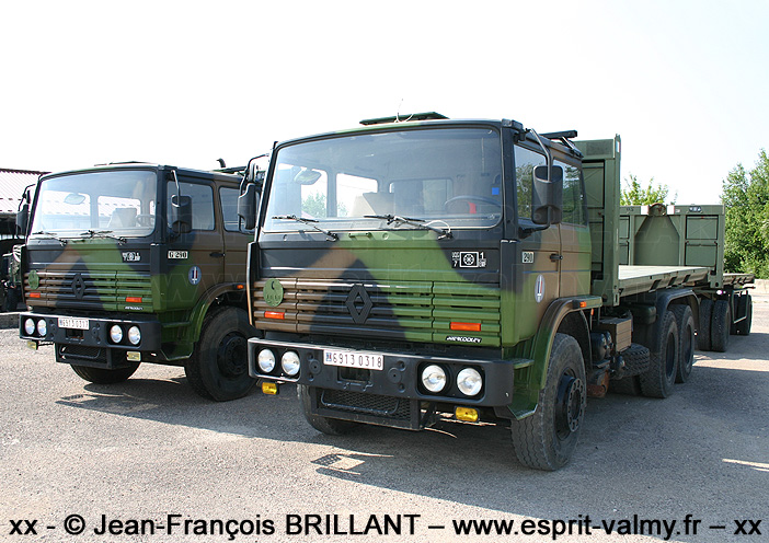 6913-0318 : Renault G290 VTL (Véhicule de Transport Logistique), 7e Bataillon du Train ; 2007