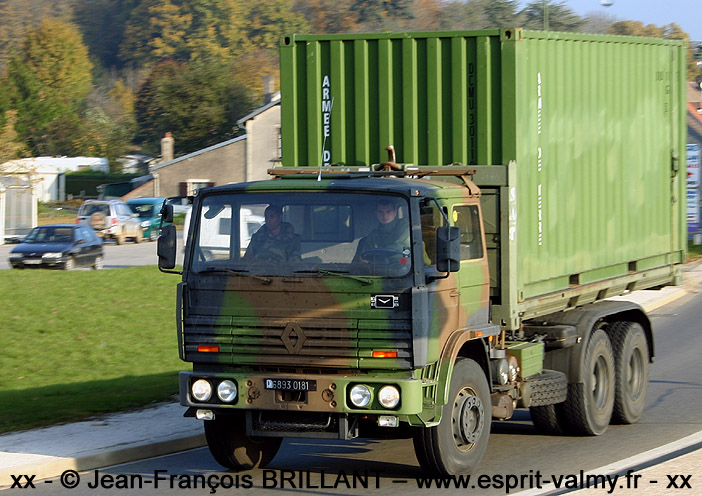 6893-0181 : Renault G290 VTL (Véhicule de Transport Logistique), 61e Régiment d'Artillerie ; 2007