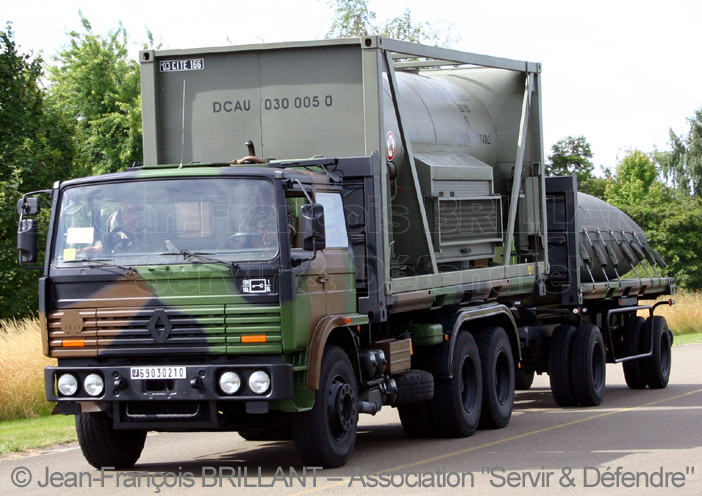 6903-0210 : Renault G290 VTL-R (Véhicule de Transport Logistique avec Remorque), 1er Groupement Logistique du Commissariat de l'Armée de Terre ; 2008