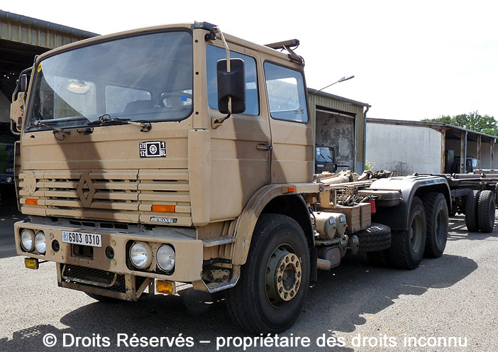 6903-0310 : Renault G290 VTL-R (Véhicule de Transport Logistique, avec Remorque), 121e Régiment du Train ; date inconnue