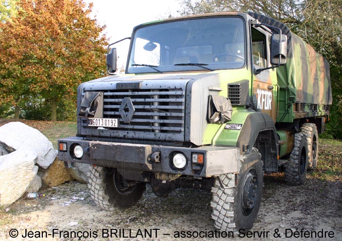 Renault GBC180, cabine tôlée 1.1, cargo, 6013-0192, 13e Régiment du Génie ; 2007