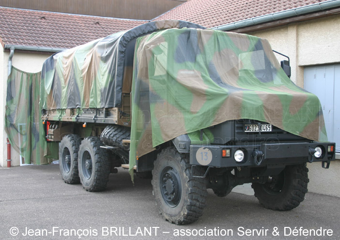 Renault GBC180, cabine tôlée type 1.2, cargo, 6023-0465, 1er Régiment d'Artillerie ; 2005