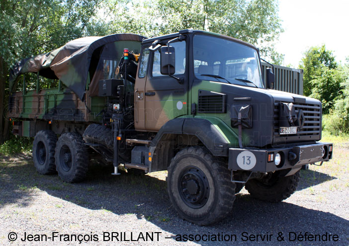 Renault GBC180, cabine tôlée type 1.2, cargo, BMH, 6053-0022, 5e Régiment du Génie ; 2009