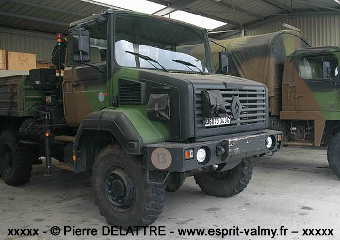 6043-0486 : Renault GBC180, cabine tôlée type 1.2, cargo, BMH, 92e Régiment d'Infanterie ; 2007