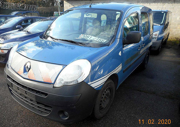2091-0155 : Renault Kangoo 1.5 dCi 85, Gendarmerie, vente des Domaines ; 2020