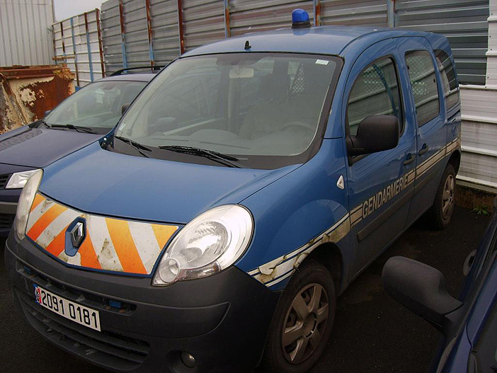2091-0181 : Renault Kangoo 1.5 dCi 85, Gendarmerie, vente des Domaines ; 2020