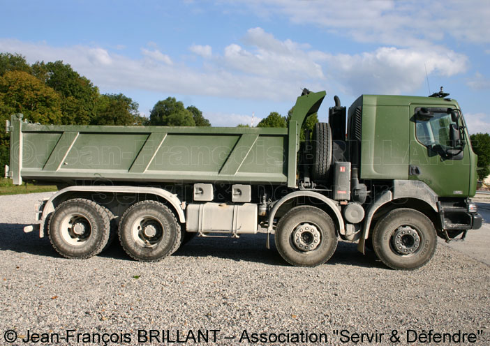 Renault Kerax 420.32 8x4 benne, 6063-0525, 5e Régiment du Génie ; 2007