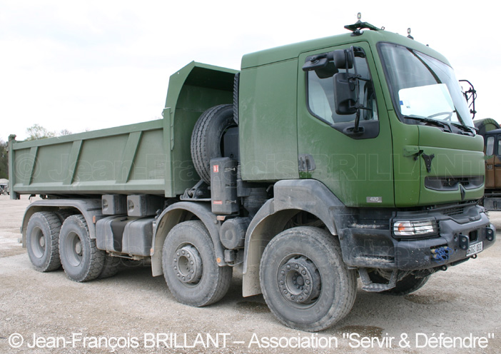 Renault Kerax 420.32 8x4 benne, 6063-0522, 5e Régiment du Génie ; 2008