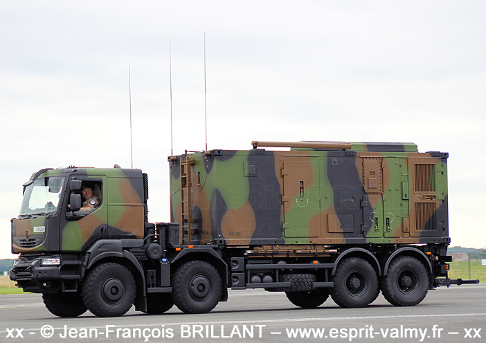 Renault Kerax 460.32, 8x4, système d'arme "Mamba", 7103-0039, module d'engagement, Escadron de Défense Sol-Air 02.950 "Sancerre" ; 2021