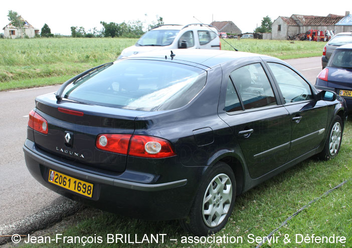 Renault Laguna 2 1.9dCi, 2061-1698, Groupement de Gendarmerie Départementale de la Côte d'Or ; 2013