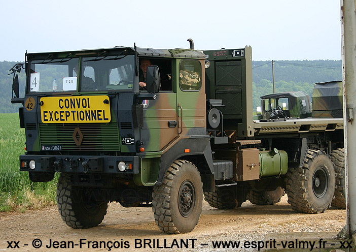 6943-0041 : Renault TRM 10.000 APD (A Plateau Déposable), 1er Régiment d'Artillerie ; 2005