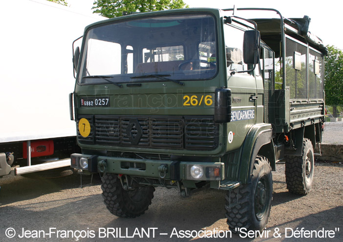 Renault TRM 2.000 "Maintien de l'Ordre", 6882-0257, Escadron de Gendarmerie Mobile 26/6 ; 2007