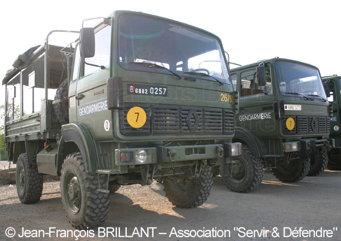Renault TRM 2.000 "Maintien de l'Ordre", 6882-0257, Escadron de Gendarmerie Mobile 26/6 ; 2007