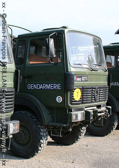 Renault TRM 2.000 "Maintien de l'Ordre", 6882-0275, Escadron de Gendarmerie Mobile 26/6 ; 2007