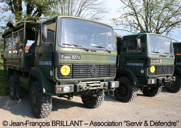 Renault TRM 2.000 "Maintien de l'Ordre", 6882-0274, Escadron de Gendarmerie Mobile 26/6 ; 2007