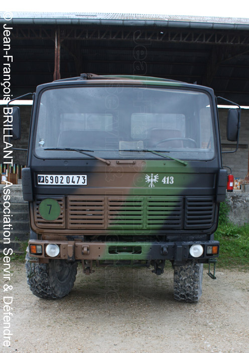 Renault TRM 2.000 PRB (Plateau, Ridelles, Bâché), 6902-0473, 1ère Compagnie FORAD ; 2009