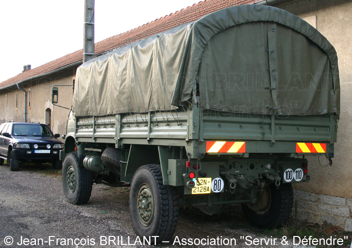 Renault TRM 4.000 cargo, ex-7883-0287 de l'Escadron de Défense Sol-Air 09.950 "Vaucouleurs", 52N-2128A, Etablissement Public d'Insertion de la Défense de Langres ; 2008