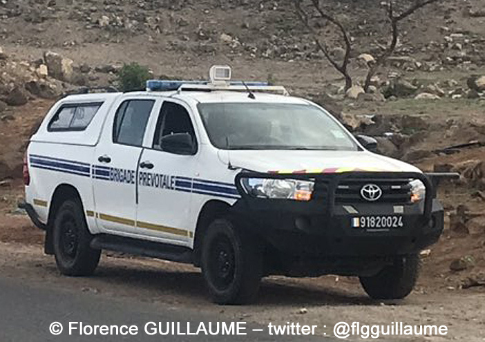 9182-0024 : Toyota Hi-Lux, Brigade de Gendarmerie Prévôtale, Forces Françaises stationnées à Djibouti ; 2020