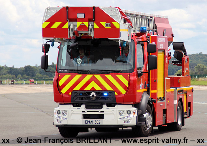 EPAN (Echelle Pivotante Automatique à Nacelle), Renault/Riffaud, EPAN 502, Brigade de Sapeurs-Pompiers de Paris ; 2021
