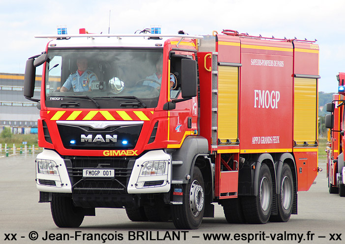 MAN TGS 33.440, FMOGP (Fourgon Mousse Grande Puissance), 001, Brigade de Sapeurs-Pompiers de Paris ; 2021