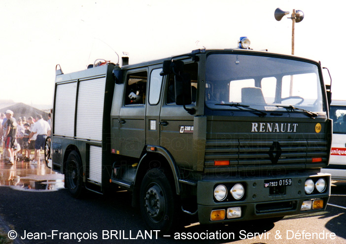 Renault G230, Fourgon Pompe - Tonne, 7923-0159, Escadron de Sécurité Incendie et de Sauvetage 1H.116 ; 2001