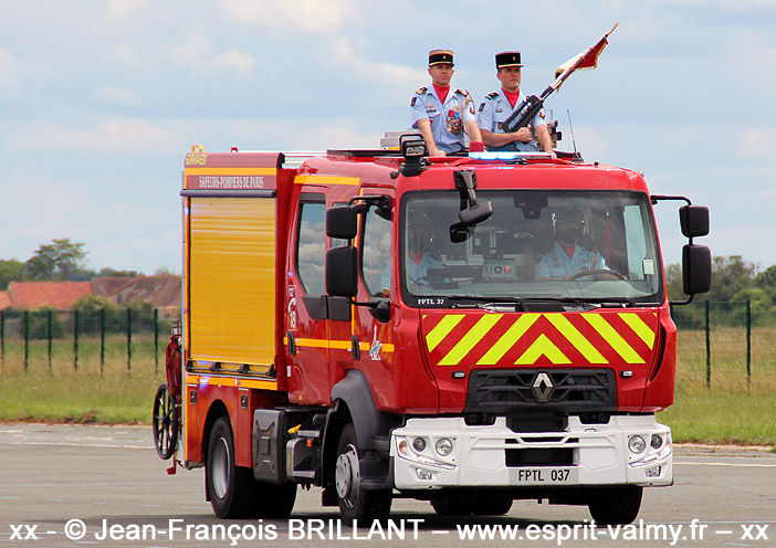 FPTL (Fourgon Pompe-Tonne Léger), Renault/Gimaex, FPTL 037, Brigade de Sapeurs-Pompiers de Paris ; 2021