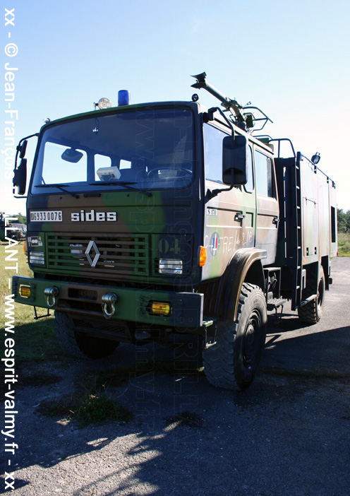 6933-0076 : SIDES / Renault S170 VIP (Véhicule d'Intervention Polyvalent), 1er Régiment d'Hélicoptères de Combat ; 2005