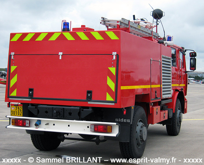 SIDES, VIRP 10M7 (Véhicule d'Intervention Rapide Polyvalent), 7923-0102, Escadron de Sécurité Incendie et de Sauvetage 1H.123 ; 2010