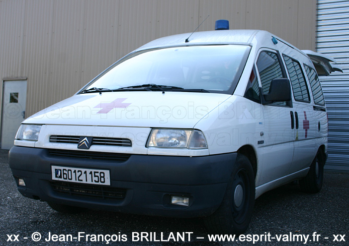 Citroën Jumpy 2.0 HDi ambulance, 6012-1158 ; 1er Régiment d'Hélicoptères de Combat