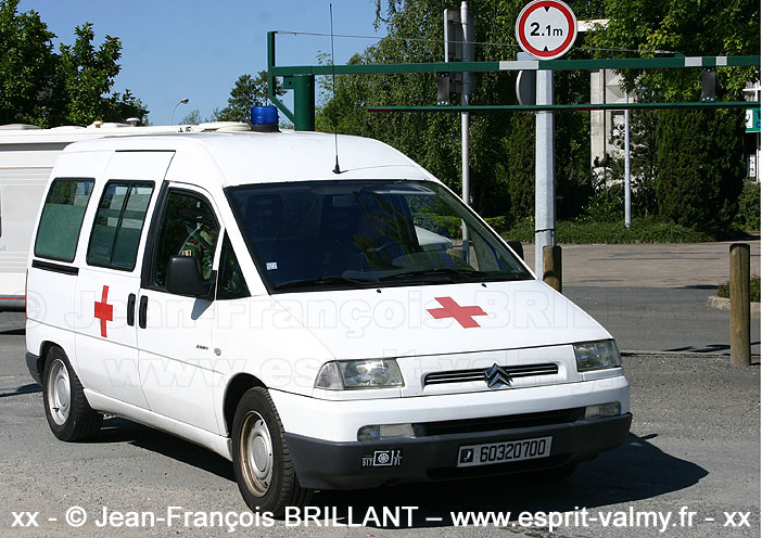Citroën Jumpy 2.0 HDi ambulance, 6032-0700 ; 517e Régiment du Train