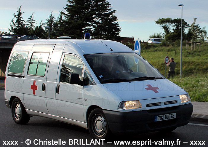 Citroën Jumpy 2.0 HDi ambulance, 7021-0072 ; Centre Médical des Armées de Montlhéry, antenne de Brétigny