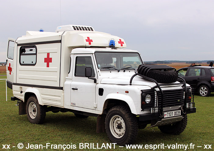 Defender 130 Td4 2.4, Ambulance de Réanimation "Air", 7101-0039 ; Centre Médical des Armées de Dijon