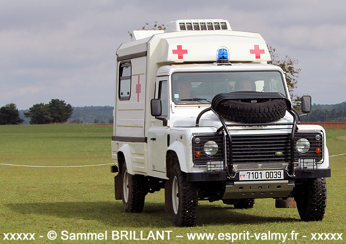 Defender 130 Td4 2.4, Ambulance de Réanimation "Air", 7101-0039 ; Centre Médical des Armées de Dijon