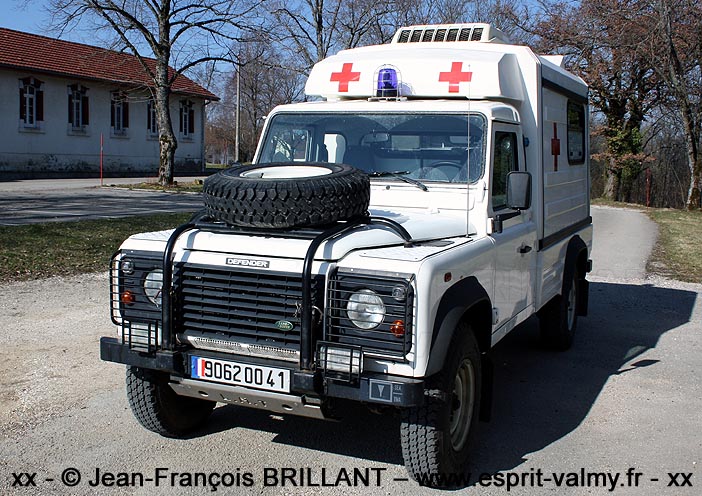 Defender 130 Td5, Ambulance de Réanimation, 9062-0041 ; Base Pétrolière Inter-Armées